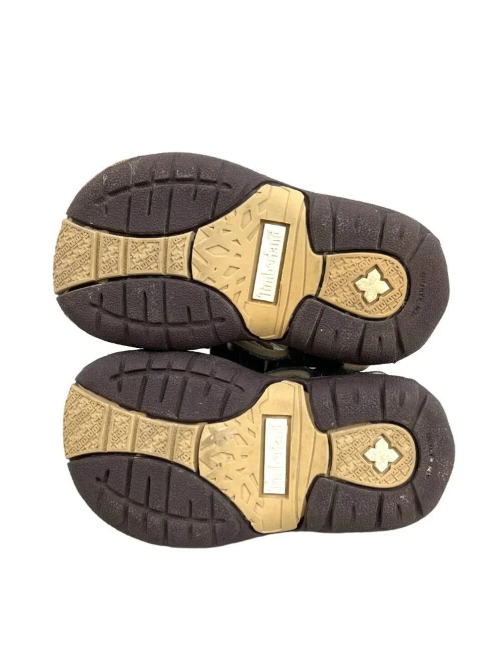 Timberland Toddler Black & Tan Sandals Size 5 Mad River 2-strap VGUC